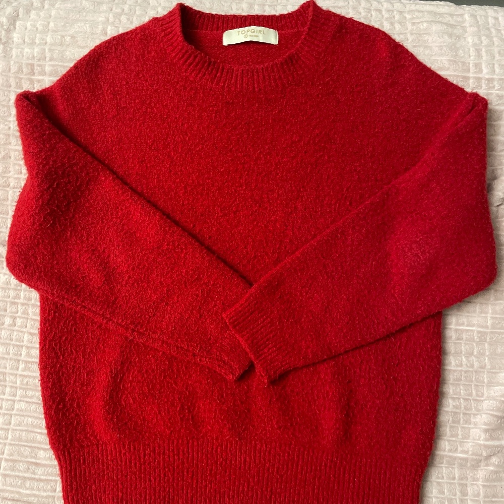 Deep Red Sweater (S/M)